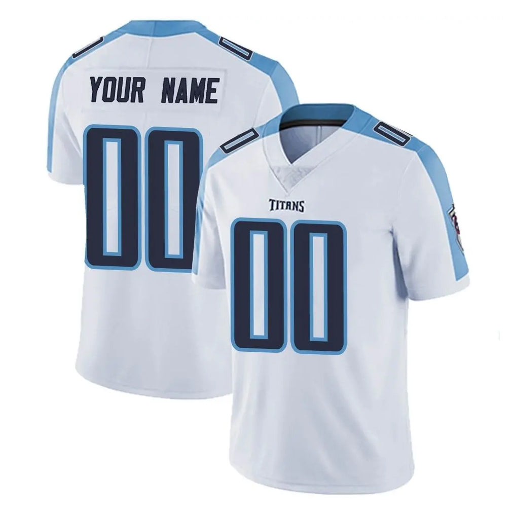STECN Custom T.Titans White Limited Vapor Untouchable Home Game Any Name & Numbers Stitched Jerseys