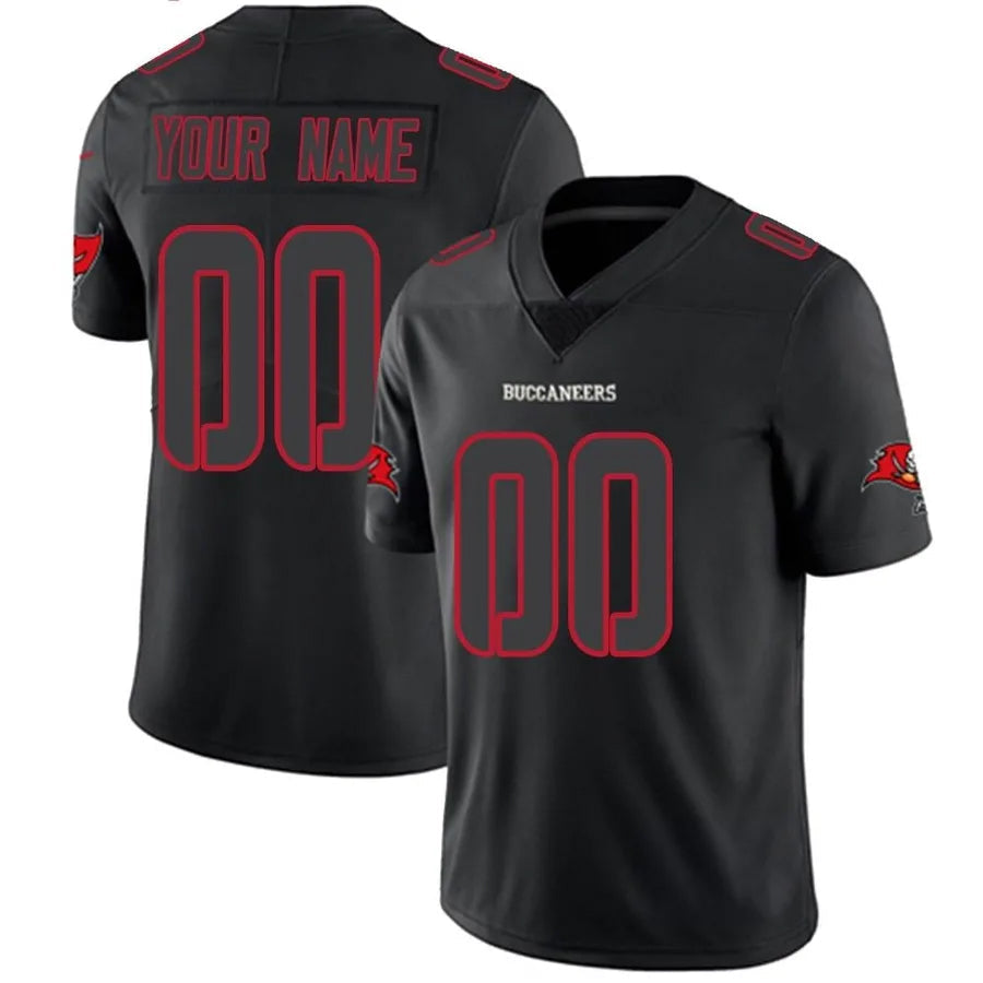 STECN Custom TB.Buccaneers Limited Black Stitched Jerseys