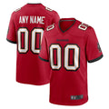 STECN Custom TB.Buccaneers Red Replica Game Stitched Jerseys