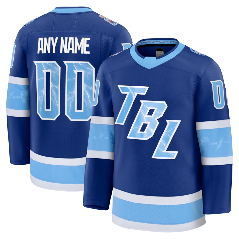 STECN Custom TB.Lightning Blue 2026 Stadium Series Premium Jerseys