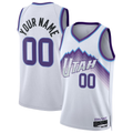 STECN Custom U.Jazz White Swingman Jerseys - Association Edition