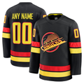 STECN Custom V.Canucks Black Alternate Premium Jerseys