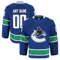 STECN Custom V.Canucks Blue Home Authentic Pro Jerseys