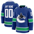 STECN Custom V.Canucks Blue Home Premium Jerseys