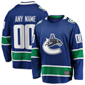 STECN Custom V.Canucks Blue Home Team Breakaway Jerseys