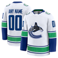 STECN Custom V.Canucks White Away Premium Jerseys