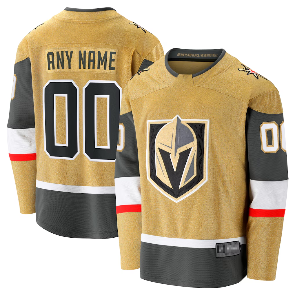 STECN Custom V.Golden Knights Home Breakaway Jerseys