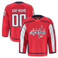 STECN Custom W.Capitals Red Home Authentic Pro Jerseys