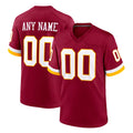 STECN Custom W.Commanders Burgundy Game Home Any Name & Numbers Stitched Jerseys