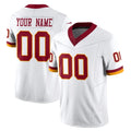 STECN Custom W.Commanders White Limited Vapor F.U.S.E. Home Game Any Name & Numbers Stitched Jerseys