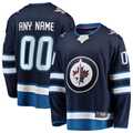 STECN Custom W.Jets Blue Home Breakaway Jerseys