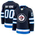 STECN Custom W.Jets Navy Home Premium Jerseys