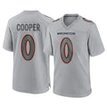 STECN D.Broncos #0 Jonathon Cooper Player Gray Atmosphere Fashion Limited Game Stitched Jerseys