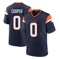 STECN D.Broncos #0 Jonathon Cooper Player Navy Home Game Stitched Jerseys