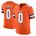 STECN D.Broncos #0 Jonathon Cooper Player Orange Vapor Untouchable Limited Home Game Stitched Jerseys