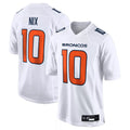 STECN D.Broncos #10 Bo Nix Player White Fashion Limited Game Stitched Jerseys