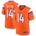 STECN D.Broncos #14 Courtland Sutton Orange Game Jersey American Stitched  Jerseys