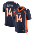 STECN D.Broncos #14 Courtland Sutton Player Navy Limited Stitched Jerseys