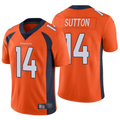 STECN D.Broncos #14 Courtland Sutton Player Orange Limited Stitched Jerseys