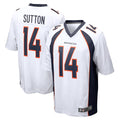 STECN D.Broncos #14 Courtland Sutton Player White Game Stitched Jerseys