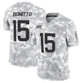 STECN D.Broncos #15 Nik Bonitto Player Arctic Camo Salute to Service Limited Stitched Jerseys