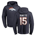 STECN D.Broncos #15 Nik Bonitto Player Navy Pullover Hoodie Limited Stitched Jerseys