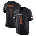STECN D.Broncos #1 Evan Engram Player Black Impact Limited Game Stitched Jerseys