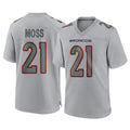 STECN D.Broncos #21 Riley Moss Player Gray Atmosphere Fashion Limited Game Stitched Jerseys