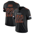 STECN D.Broncos #22 Brandon Jones Player Black Impact Limited Game Stitched Jerseys