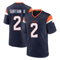 STECN D.Broncos #2 Pat Surtain II Player Navy Home Game Stitched Jerseys