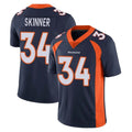 STECN D.Broncos #34 JL Skinner Player Navy Vapor Untouchable Limited Game Stitched Jerseys