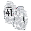STECN D.Broncos #41 Drew Sanders Player Arctic Camo Salute to Service Hoodies Limited Game Stitched Jerseys