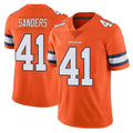 STECN D.Broncos #41 Drew Sanders Player Orange Vapor Untouchable Limited Home Game Stitched Jerseys