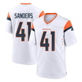 STECN D.Broncos #41 Drew Sanders Player White Home Game Stitched Jerseys