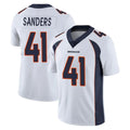 STECN D.Broncos #41 Drew Sanders Player White Vapor Untouchable Limited Home Game Stitched Jerseys