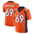 STECN D.Broncos #69 Mike McGlinchey Player Orange Color Vapor Untouchable Limited Game Stitched Jerseys