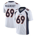 STECN D.Broncos #69 Mike McGlinchey Player White Vapor Untouchable Limited Home Game Stitched Jerseys