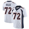 STECN D.Broncos #72 Garett Bolles Player White Vapor Untouchable Limited Home Game Stitched Jerseys