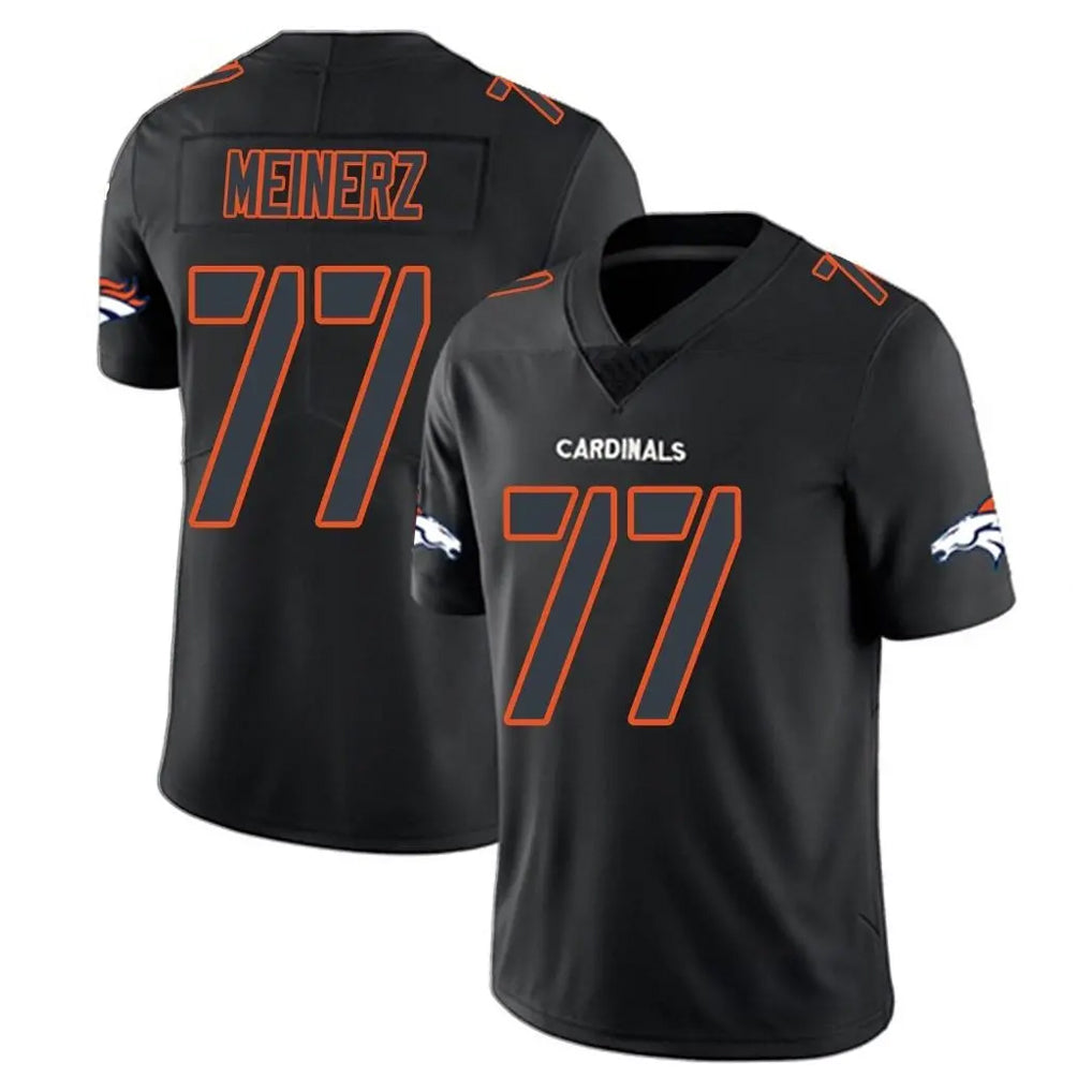 STECN D.Broncos #77 Quinn Meinerz Player Black Impact Limited Game Stitched Jerseys