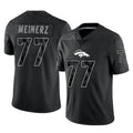 STECN D.Broncos #77 Quinn Meinerz Player Black Reflective Limited Stitched Jerseys