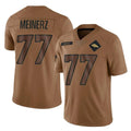 STECN D.Broncos #77 Quinn Meinerz Player Brown Salute To Service Limited Stitched Jerseys