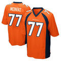 STECN D.Broncos #77 Quinn Meinerz Player Orange Color Home Game Stitched Jerseys