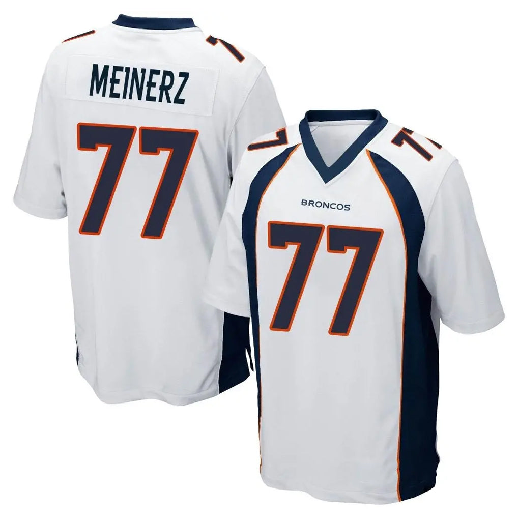 STECN D.Broncos #77 Quinn Meinerz Player White Game Stitched Jerseys