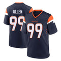 STECN D.Broncos #99 Zach Allen Player Navy Home Game Stitched Jerseys