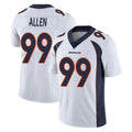 STECN D.Broncos #99 Zach Allen Player White Vapor Untouchable Limited Home Game Stitched Jerseys