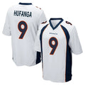 STECN D.Broncos #9 Talanoa Hufanga Player White Game Stitched Jerseys