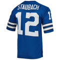 STECN D.Cowboys 1971 #12 Roger Staubach Mitchell & Ness Royal Authentic Throwback Retired Player Jersey