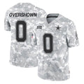 STECN D.Cowboys #0 DeMarvion Overshown Player Arctic Camo Salute to Service Limited Home Game Stitched Jerseys