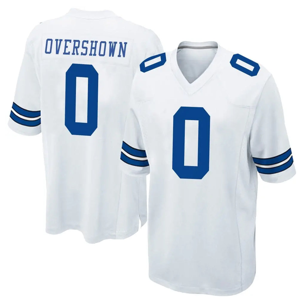 STECN D.Cowboys #0 DeMarvion Overshown Player White Home Game Stitched Jerseys