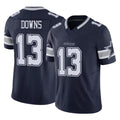 STECN D.Cowboys #13 Caleb Downs Player Navy Limited Vapor F.U.S.E. Home Game Stitched Jerseys